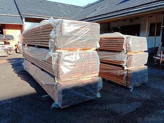 Prodám modřínové palubky (terasa či fasádá), TLOUŠTKA 2,1 cm - 15