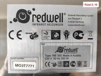 Topné infrapanely Redwell (různé velikosti) - 15