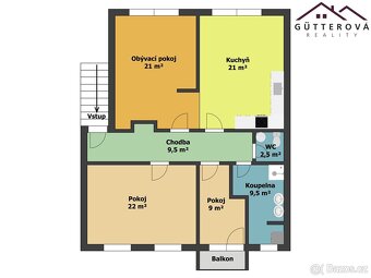 Pronájem bytu 4+kk, 90 m2 - Plzeň - Jižní Předměstí - 15