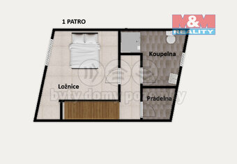 Pronájem bytu 2+kk, 55m 2 v Chrasti, ul. Čeperka - 15