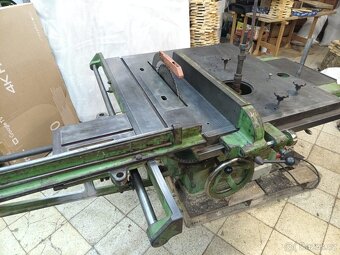 Trojkombinace BAUERLE  – litinová pila / frézka / dlabačka - 15