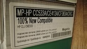 Barvy pro 3 druhy HP Tiskárny - 15