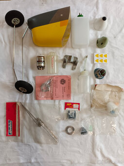 Starší i nové letadlo větroň stíhačka RC motor model modelář - 15