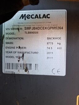 Traktorbagr MECALAC +přední lžíce - 15