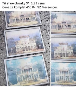 Staré obrazy .Ceny a rozměry u fotografie. - 15
