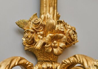 Luxusní nástěnné lampy neoklasicistní – zlacený bronz - 15