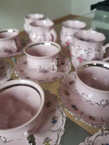 13ks Růžový porcelán H&C - 15