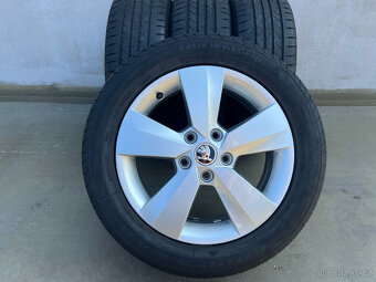 205/55R16 ALU KOLA OCTAVIA III 6,5x16 5x112 ET46 TOP STAV - 15