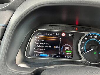 Nissan Leaf elektro 110KW,SOH92%, vč.DPH,Navi,Kamera,KeyFree - 15