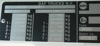 DAF XF 480 - 6x2 – Chlaďák – EURO 6 - 15