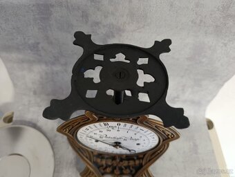 Velmi pěkné 10kg velké jednomiskové váhy po renovaci - 15