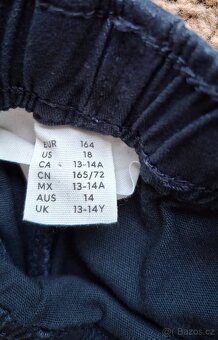 Chlapecké bavlněné,plátěné kalhoty Cargo 164/170 H&M - 15
