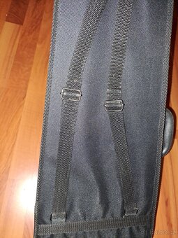 Elektrické "silent" housle 4/4, Paul Stanton, černá metalí - 15