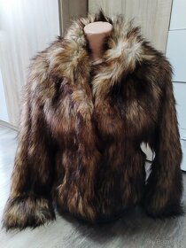 Chlupatá Kožíšková bunda H&M vel XS/S - 15