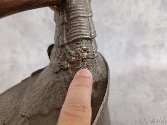 Orig.atypická vzácná žehlička DRAK do sbírky, dekorace - 15