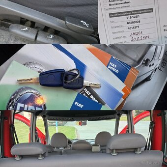 FIAT DOBLÓ 1,9 JTD 7 MÍST , KLIMA, EL.OKNA, MAXI - LONG TOP - 15