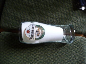 Prodám pivní sklo sklenice půllitry třetinky - 15