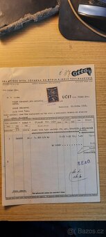 Staré  doklady a faktury - 15