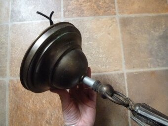 1920 starý mosazný lustr - 15