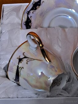 Přátelská porcelánová souprava, značeno MZ Stará Role - 15