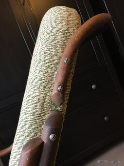 Starožitné houpací křeslo Thonet - 15