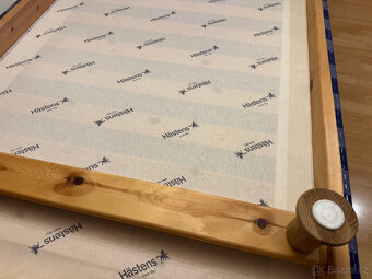 Luxusní postel Hastens 200x200cm, topper, čelo - 15