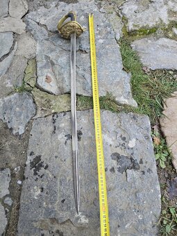 VZÁCNÁ STARÁ NÁMOŘNÍ ŠAVLE RAKOUSKO UHERSKO ' SOLINGEN - 15