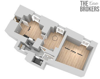 Pronájem bytu 2+1, 72 m2, Praha 1, Hradčany - 15