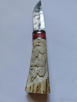 NŮŽ DAMAŠEK - RUČNĚ DĚLANÝ - 15