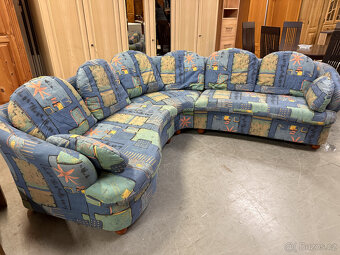 Rohová pohodlná sedací souprava - 15
