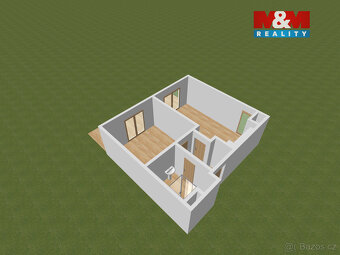 Pronájem bytu 2+kk, 45 m², Plzeň, ul. Safírová - 15