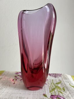 Prodám hutní sklo: vázy, mísy, popelníky - 15