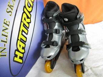 In-line skate HATTRICK, kolečkové brusle, nové, vel. 39 - 15