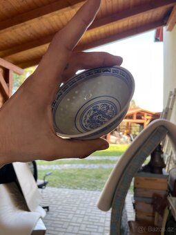 Tradiční čínská porcelánová miska s motivem draka - 15