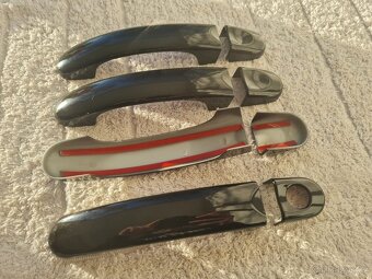 ČIERNE / KARBONOVE / CHROMOVE klučky pre VW GROUP - 15