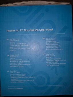 Reolink Go PT Plus 4G LTE kamera + solární panel a příslušen - 15
