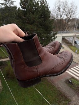 Dámské kožené chelsea boty Baťa (39/40) - 15