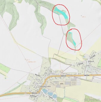 Prodám lesní pozemky v k.ú. Radouň Mělnické Vtelno, okres Mě - 15