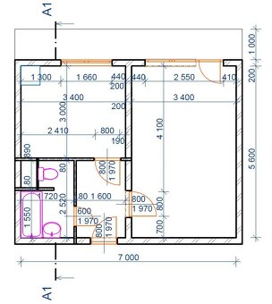 Pronájem bytu 1+1 37,5 m2 s velkou loggií+sklep; OV-Poruba - 15