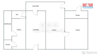 Prodej rodinného domu, 90 m², Morkovice, ul. Komenského - 15