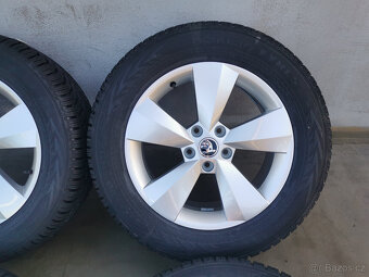 215/65/17 alu kola 6,5x17 5x112 ET38 zimní KODIAQ - 15