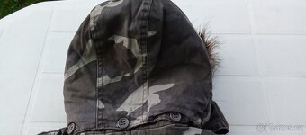 Chlapecká zimní maskáčová bunda a vesta( vel. 122) - 15