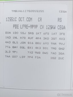 Škoda Octavia RS 2.0 TDI 125kw DSG Combi, Černá alcantara - 15