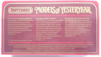 Matchbox auta 1 - 15