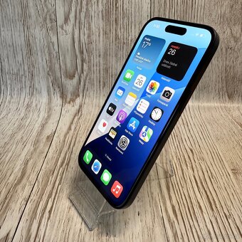 iPhone 15 128GB, černý, 100% baterie (rok záruka) - 15