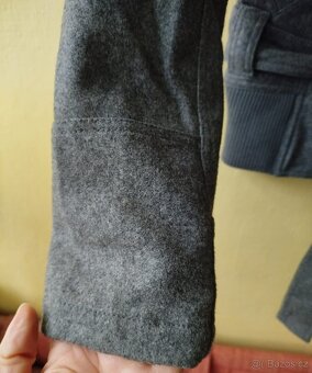 Dámský vlněný kabát/ bunda, velikost M - 15