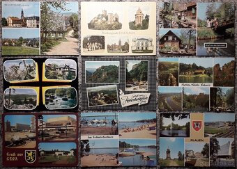 Pohľadnice - Nem., Rak., Šva., Bul., Rum. - 995 kusov - 15