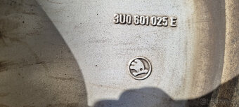 Alu kola originál Škoda Superb 5x112 7x17 ET37 3U0 601 025 - 15