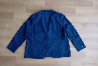 Calamar pánské sako vel. 3XL len + bavlna nové - 15