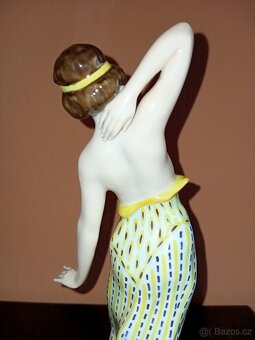 Tanečnice  ART-DECO  Značeno  ROSENTHAL 23,5 cm super stav - 15